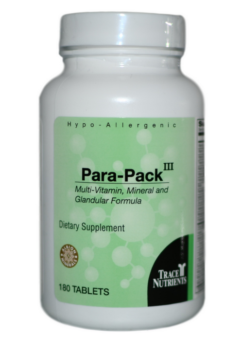 Trace Elements Para-Pack III (180 Tablets)
