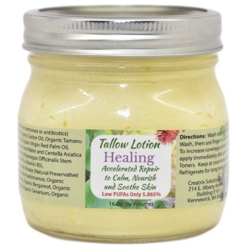 Tallow Lotion Healing 16 oz