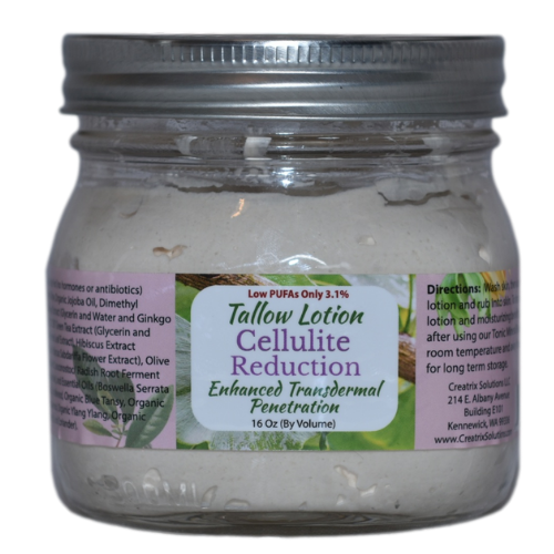 Tallow Lotion Cellulite Reduction 16 oz at WSO