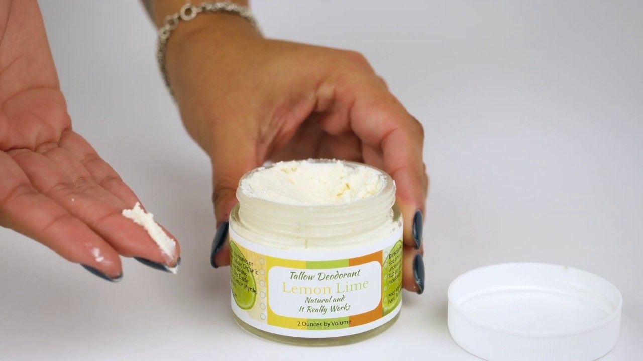 Tallow Deodorant Lemon Lime