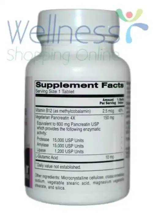 Trace Elements Digest V-Zyme (90 Tablets)