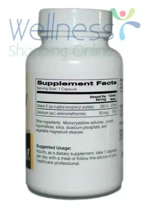 Trace Elements Vitamin E Plus II (60 Capsules)