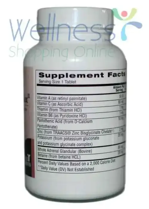 Trace Elements Adrenal Complex II (180 Tablets)