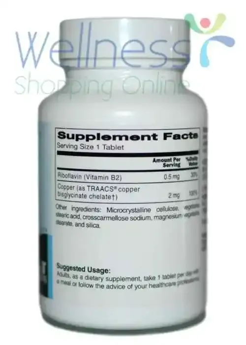 Trace Elements Copper Plus (90 Tablets)