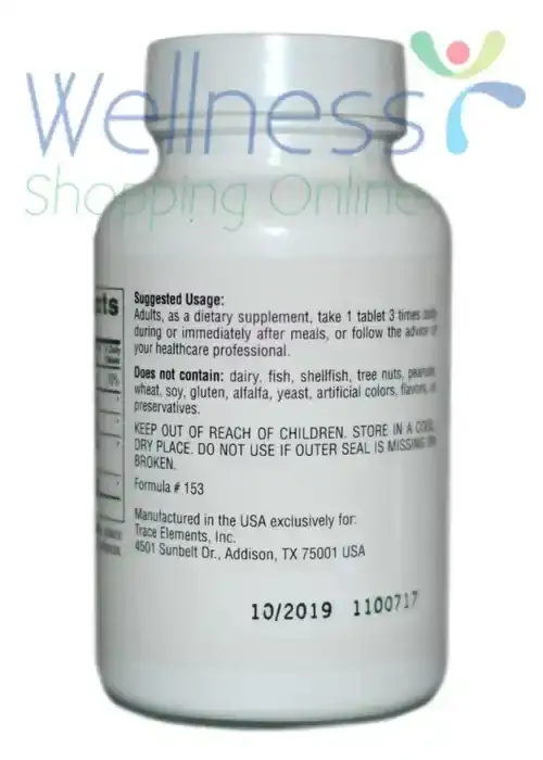 Trace Elements HCL V-PLUS (90 Tablets)