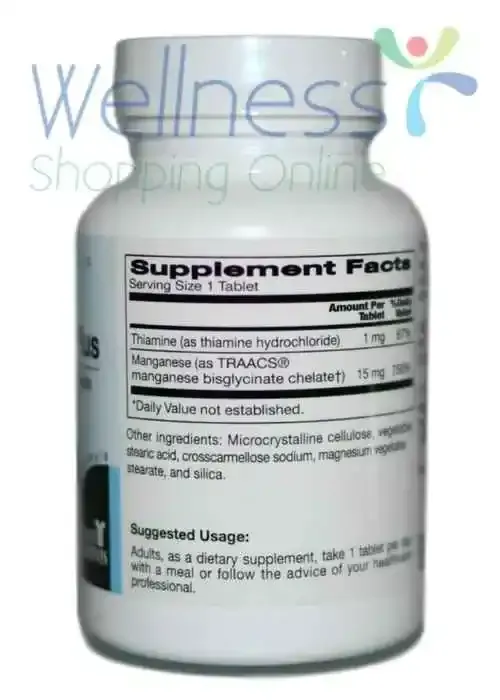 Trace Elements Manganese Plus II (90 Tablets)