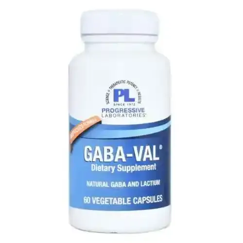Progressive Laboratories Gaba-Val (60 Vegetable Capsules)