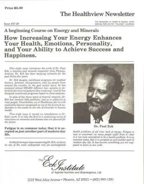 The Healthview Newsletter