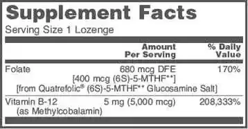 Protocol For Life Balance Methyl B12 with Folic Acid