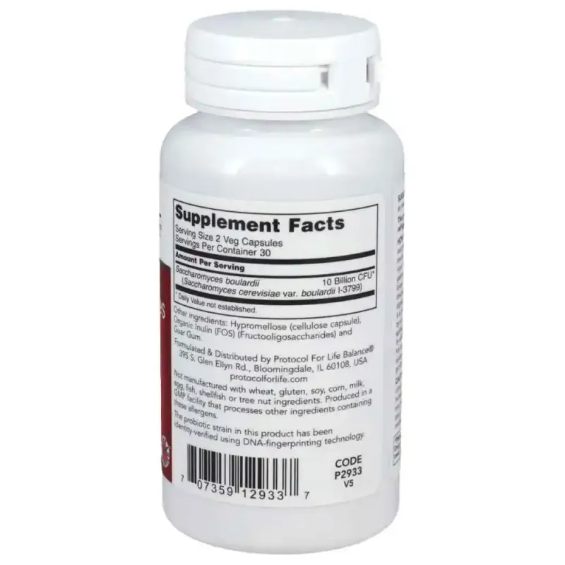 Protocol for Life Balance Saccharomyces Boulardii 60 Capsules