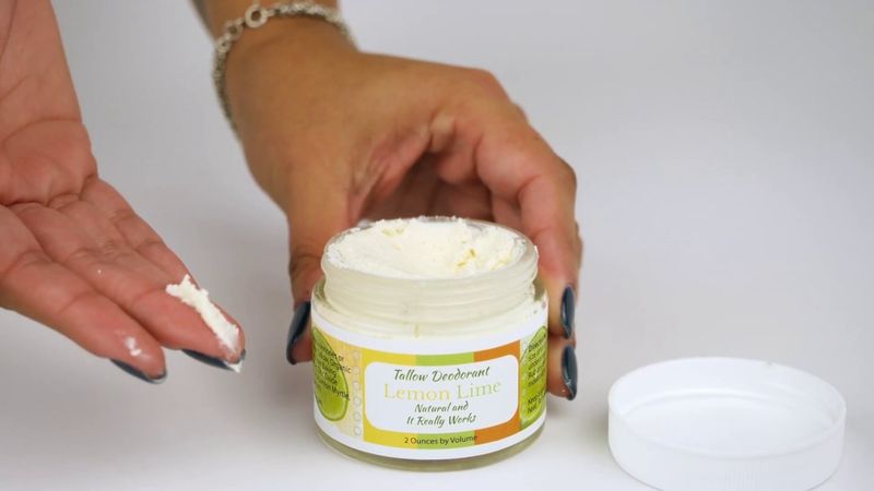 Tallow Deodorant Lemon Lime Tallow Deodorant Lemon Lime