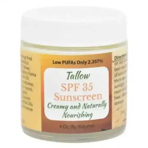 Tallow Sunscreen SPF 35 4 oz