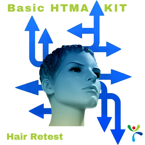 Retest Hair Analysis Kit with Pattern Report