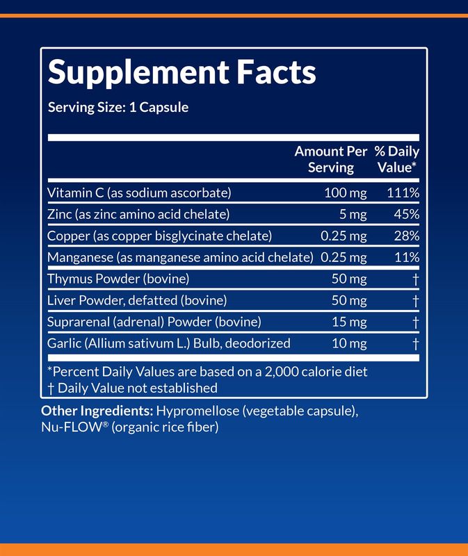 Endo-met Thym-Adren (90 Capsules)
