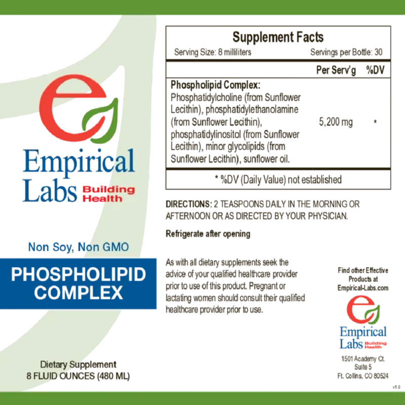 Empirical Labs Phospholipid Complex Facts