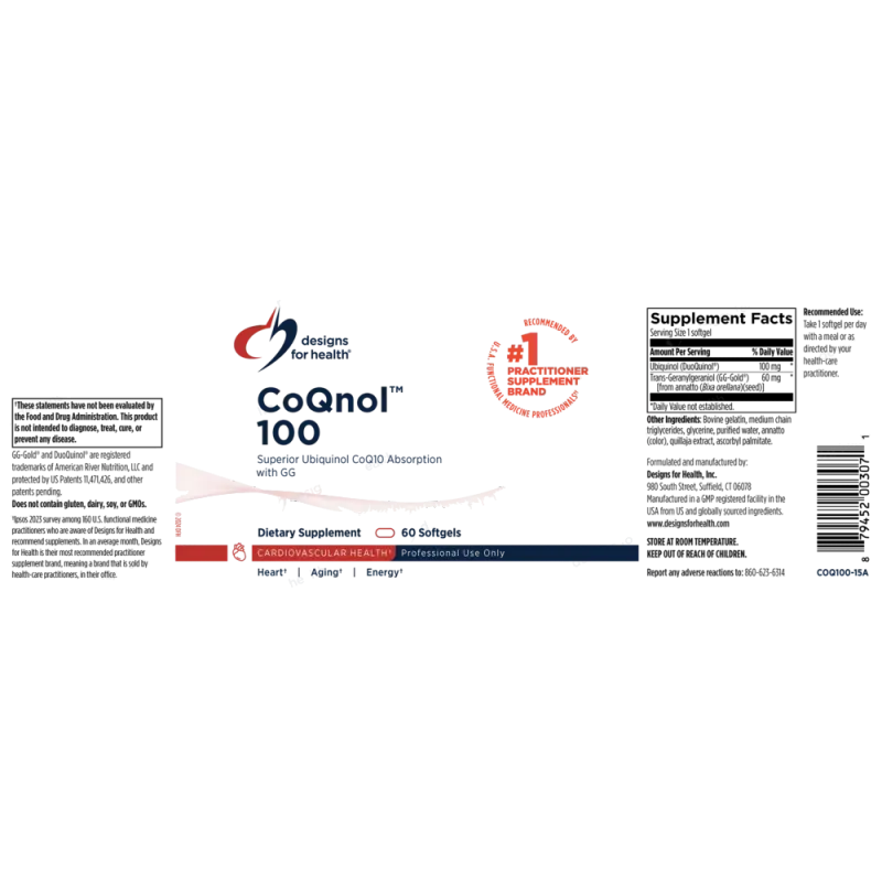 Designs for Health CoQnol
