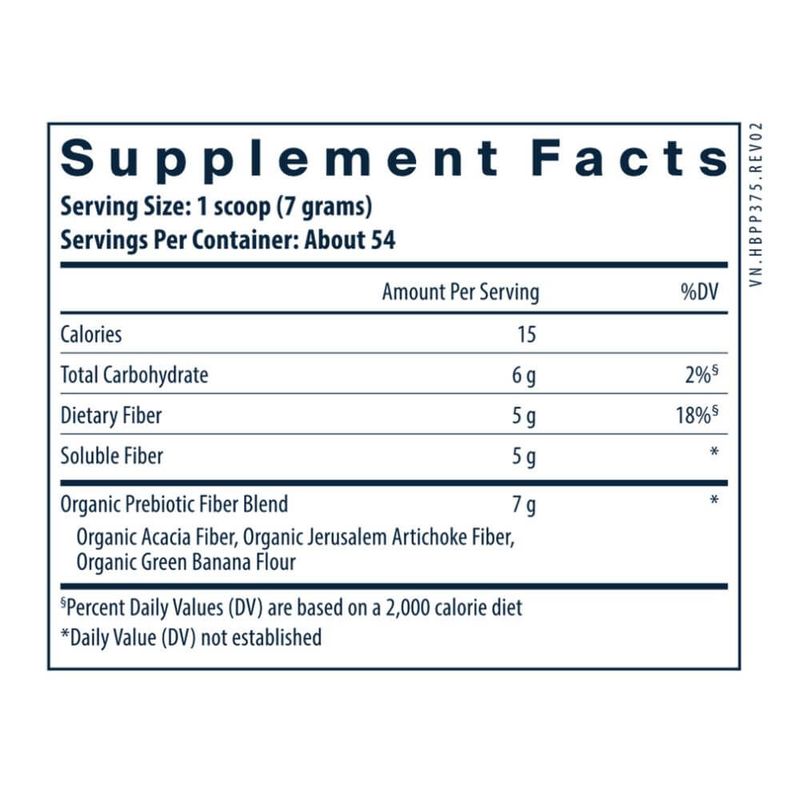 Vital Nutrients Hyperbiotics Prebiotic Powder