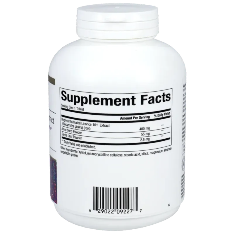 Bioclinic Naturals DGL (180 Chewable Tablets)