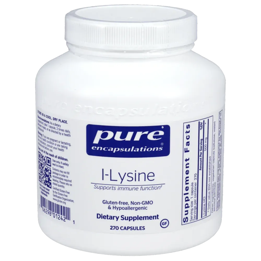 Pure Encapsulations L-Lysine (270 Capsules)