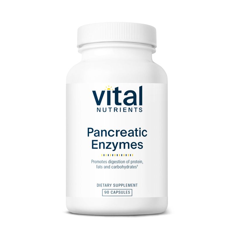 Vital Nutrients Pancreatic Enzymes (90 Capsules) Vital Nutrients Pancreatic Enzymes (90 Capsules)