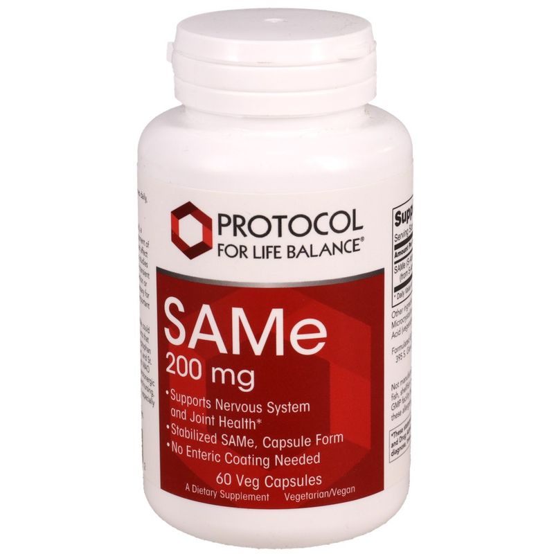 Protocol for Life Balance SAMe 200 mg (60 Veg Capsules)