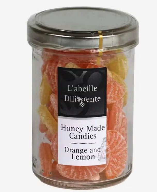 French Honey Made Candies, flavor: Orange-Lemon