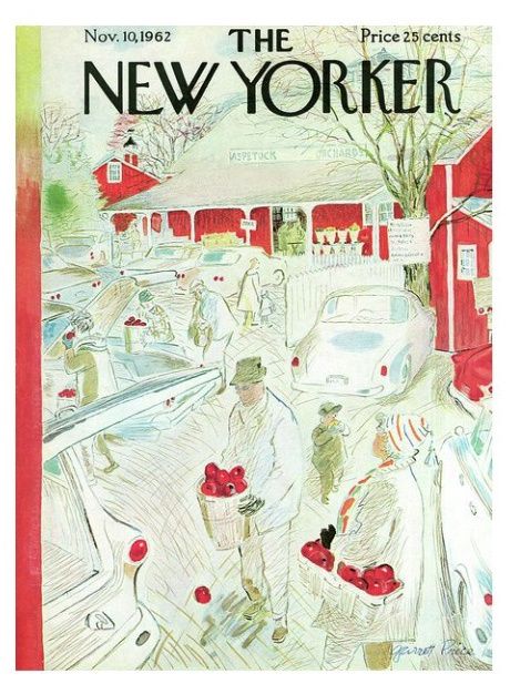 Cards - New Yorker Cover of Aspetuck Apple Barn