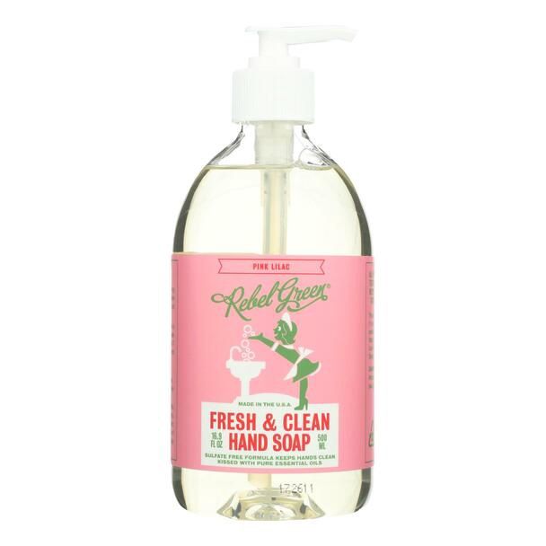 Hand Soap - Organic - 16.9 oz., Scent: Pink Lilac