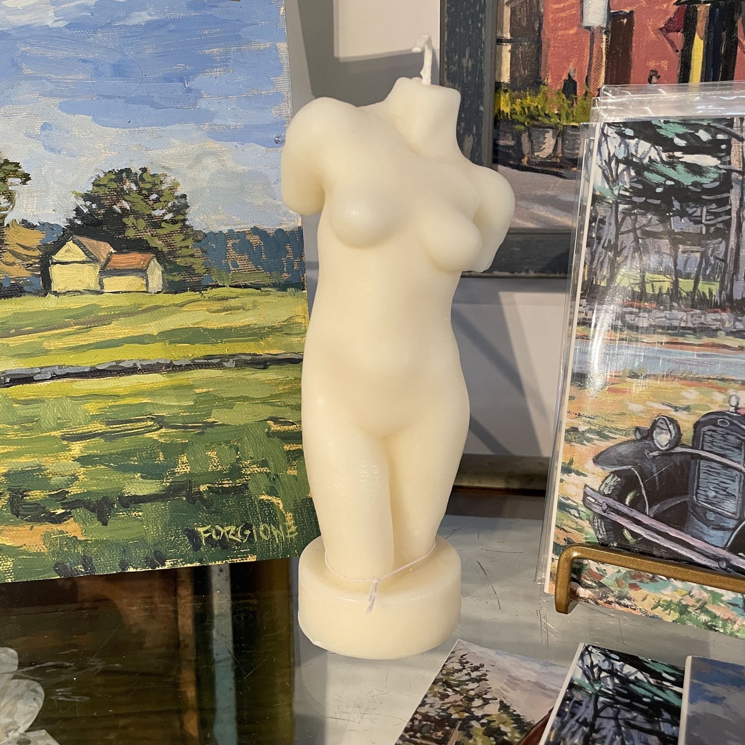 Sculpture Candles & Bookends, Model: Nude Candle