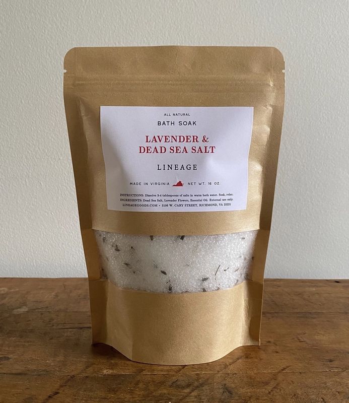 Lavender & Dead Sea Salt Bath Soak