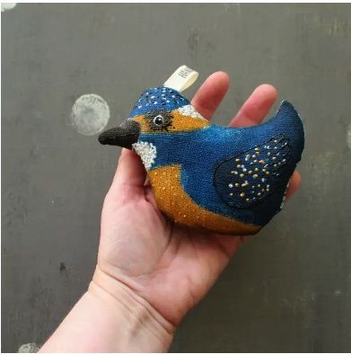 Painted Linen Ornaments