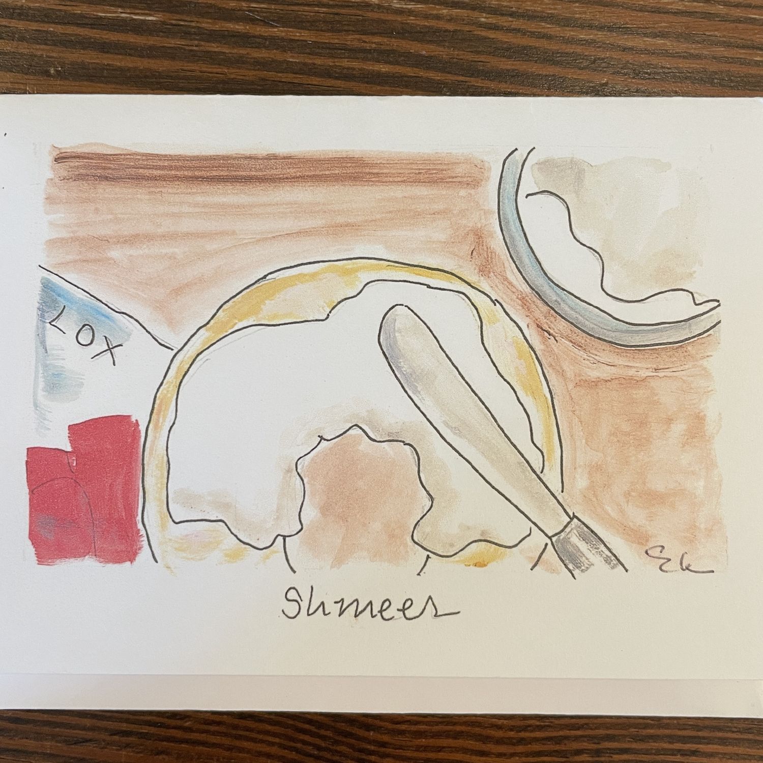 Cards by Elizabeth Katz, Title: Shmeer