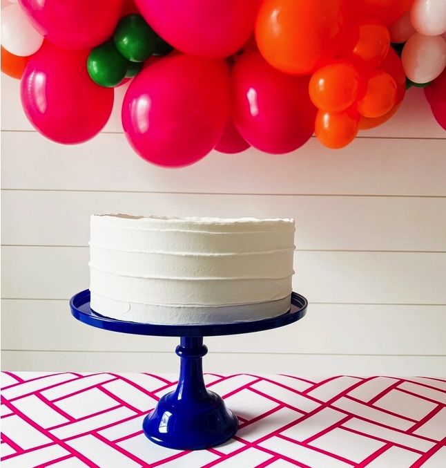 Melamine Cake Plates, Color: Royal Blue