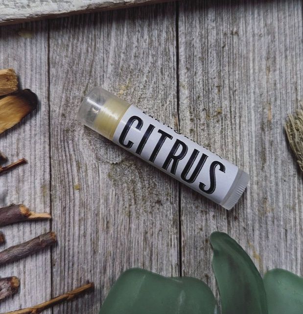 Earth & Anchor Soaps & Lip Balms, Item: Citrus Beeswax Lip Balm