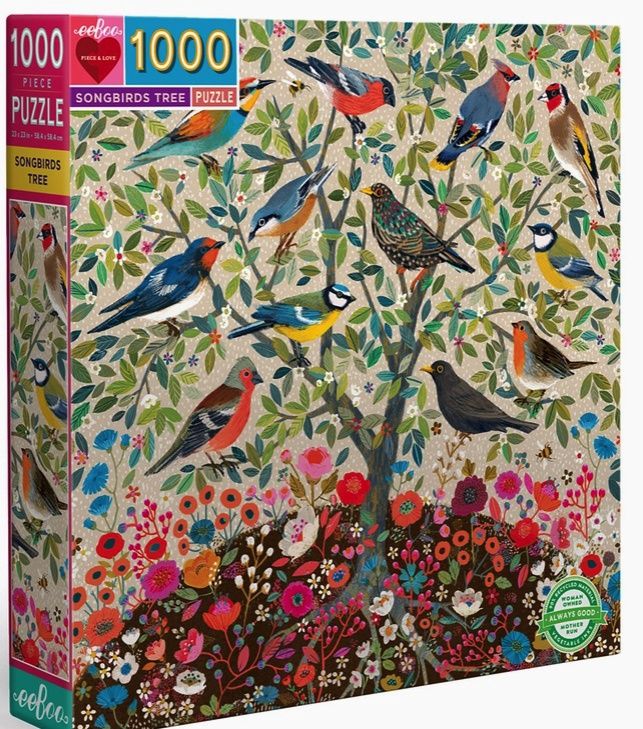 Eeboo Puzzles, Title: Hummingbirds