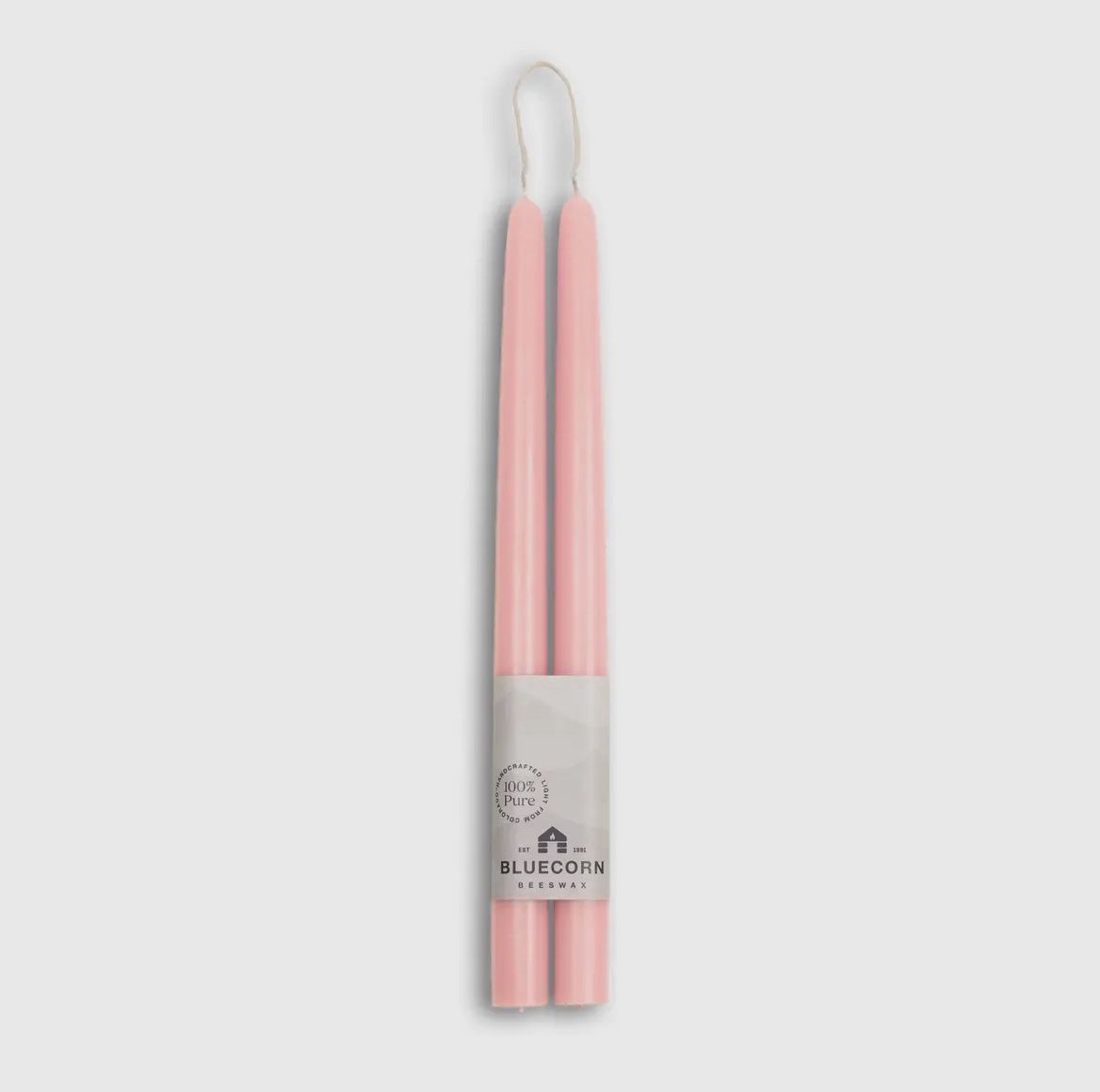 Beeswax Tapers, Color & Size: 10 inch dusty rose