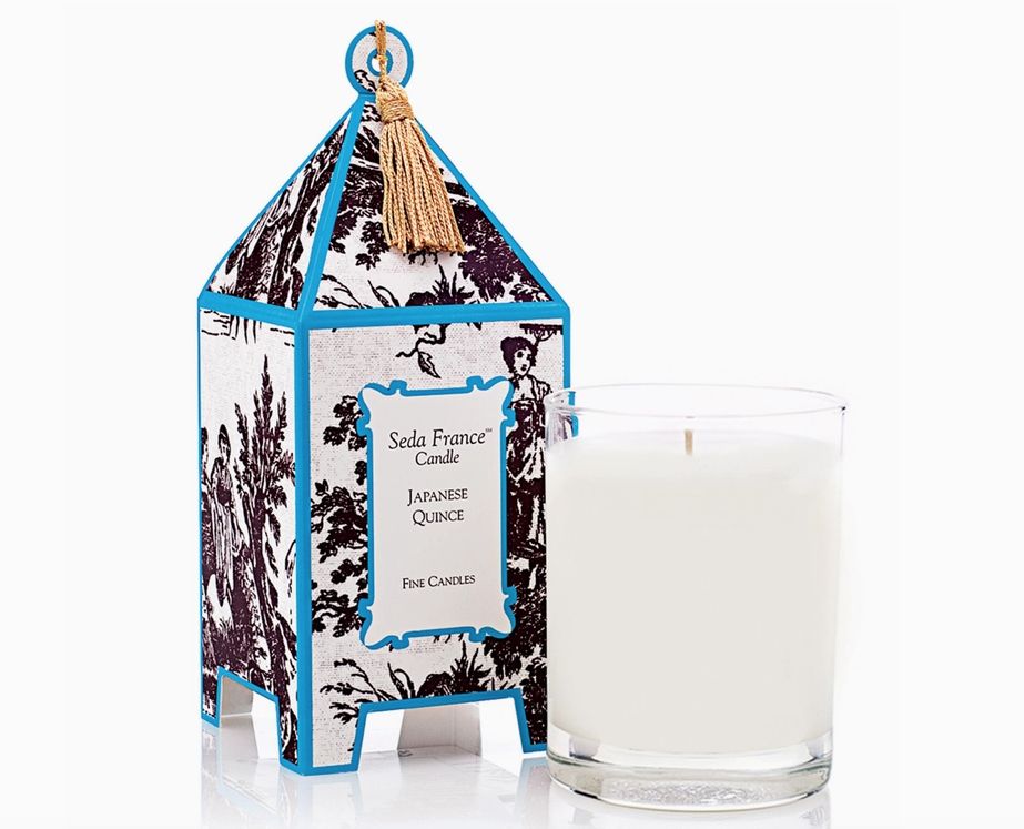 Seda France  Candles & Diffusers, Scent: Japanese Quince Toile Pagoda Candle
