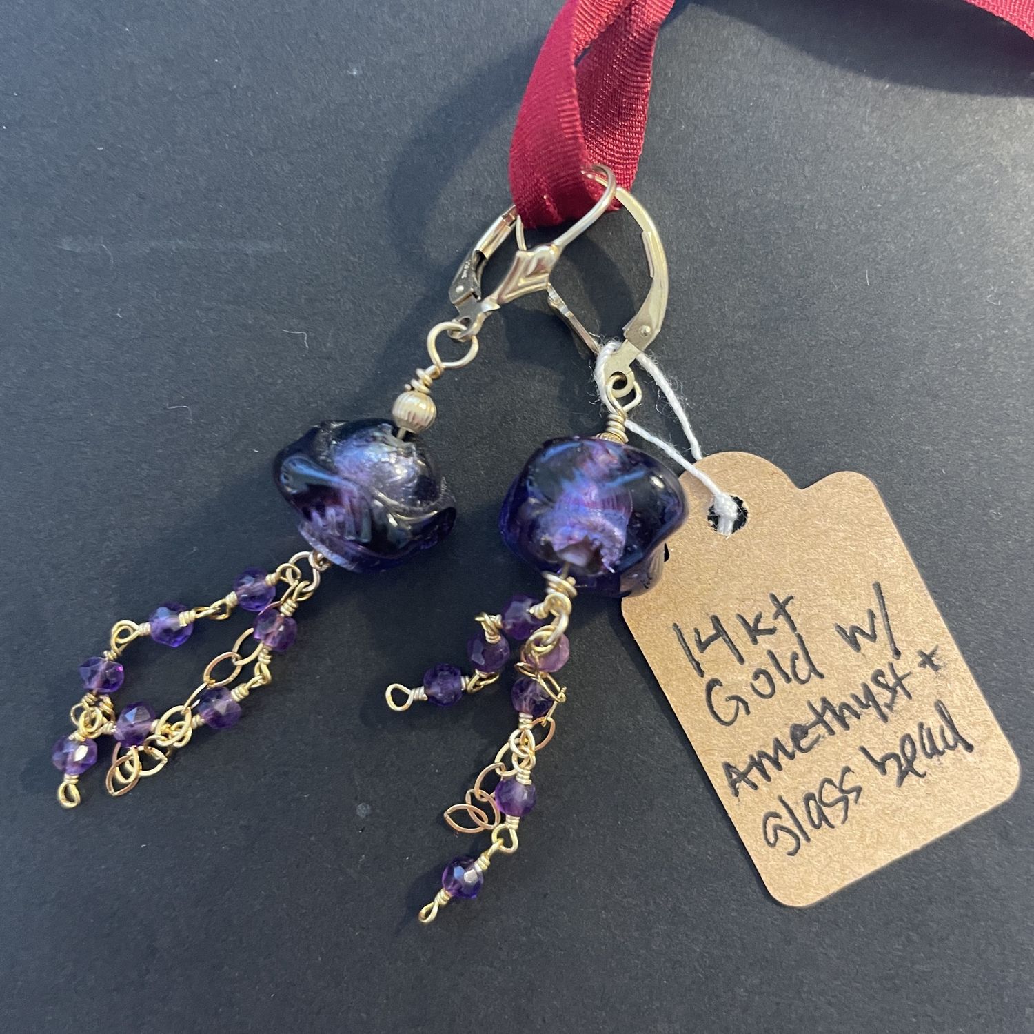 Jewelry - Nancy Moskalski, type: Vintage Bead & Amethyst