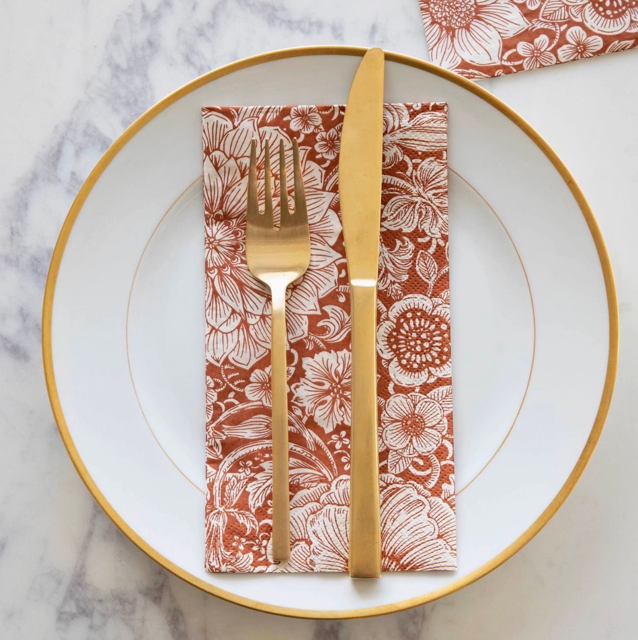 Paper Napkins, pattern: Harvest Guest Napkin