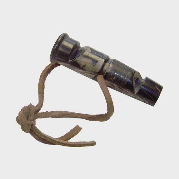 Horn Whistles, type: Horn Whistle with Leather Cord