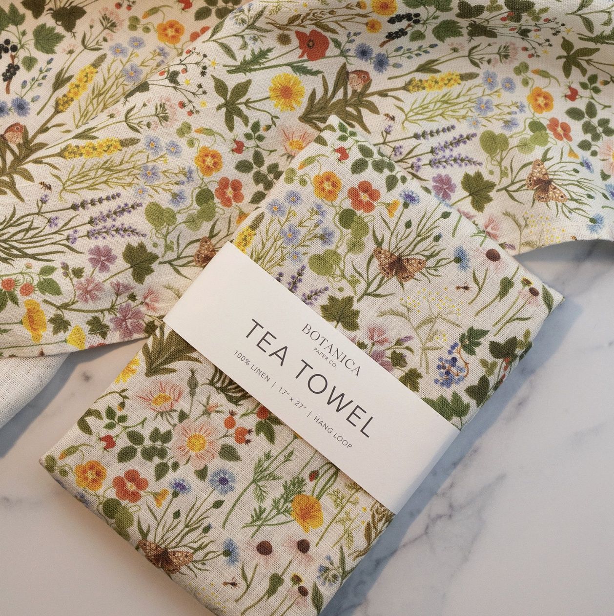 Botanica Linens, Design: Botanist Tea Towel