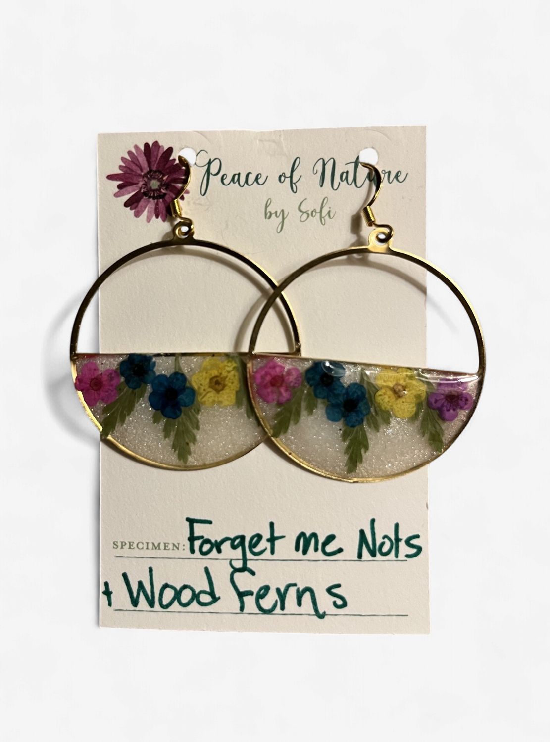 Jewelry by Sofi Kurtz, Title: Earrings - Forget Me Knots