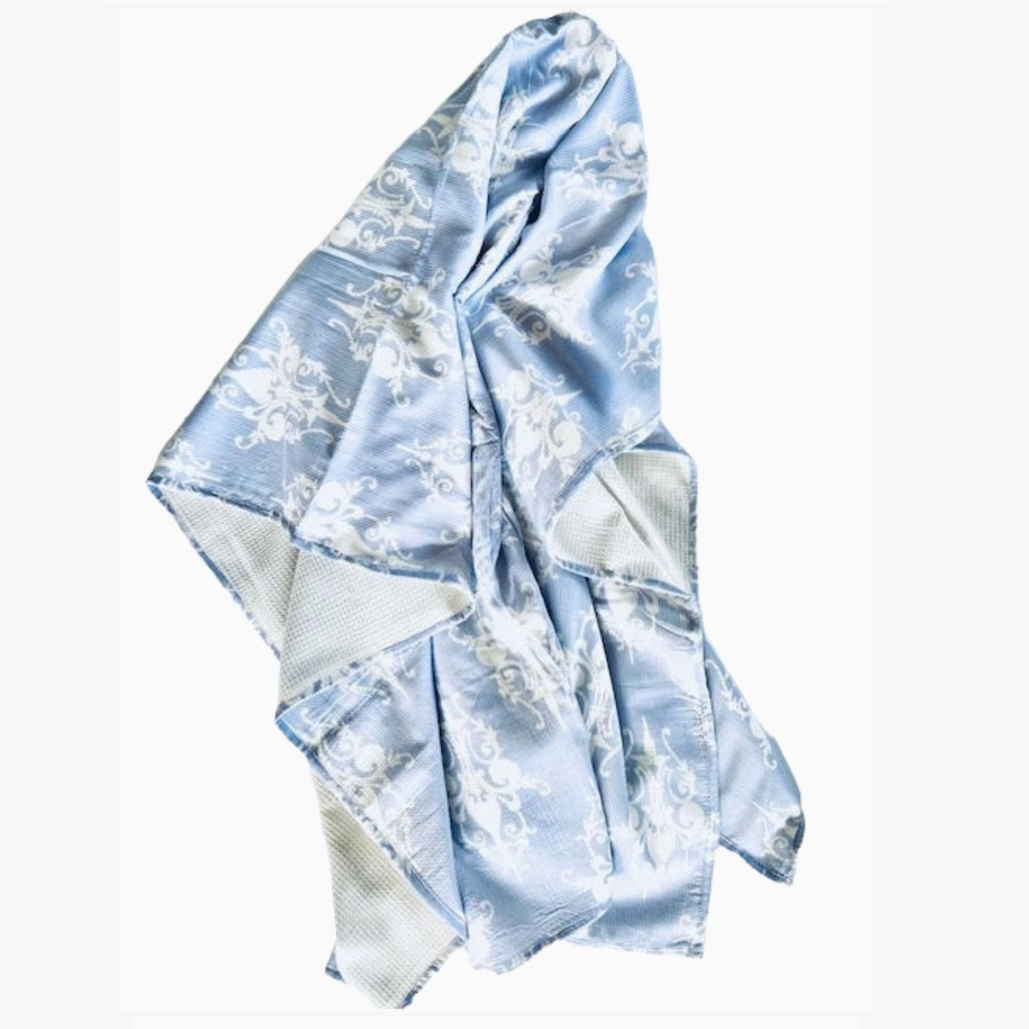 Block Print Oversized Lined Beach Towel, Print: Lavender Chandelier