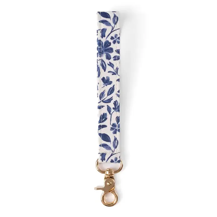 Floral Wristlet Key Straps, Design: Porcelain