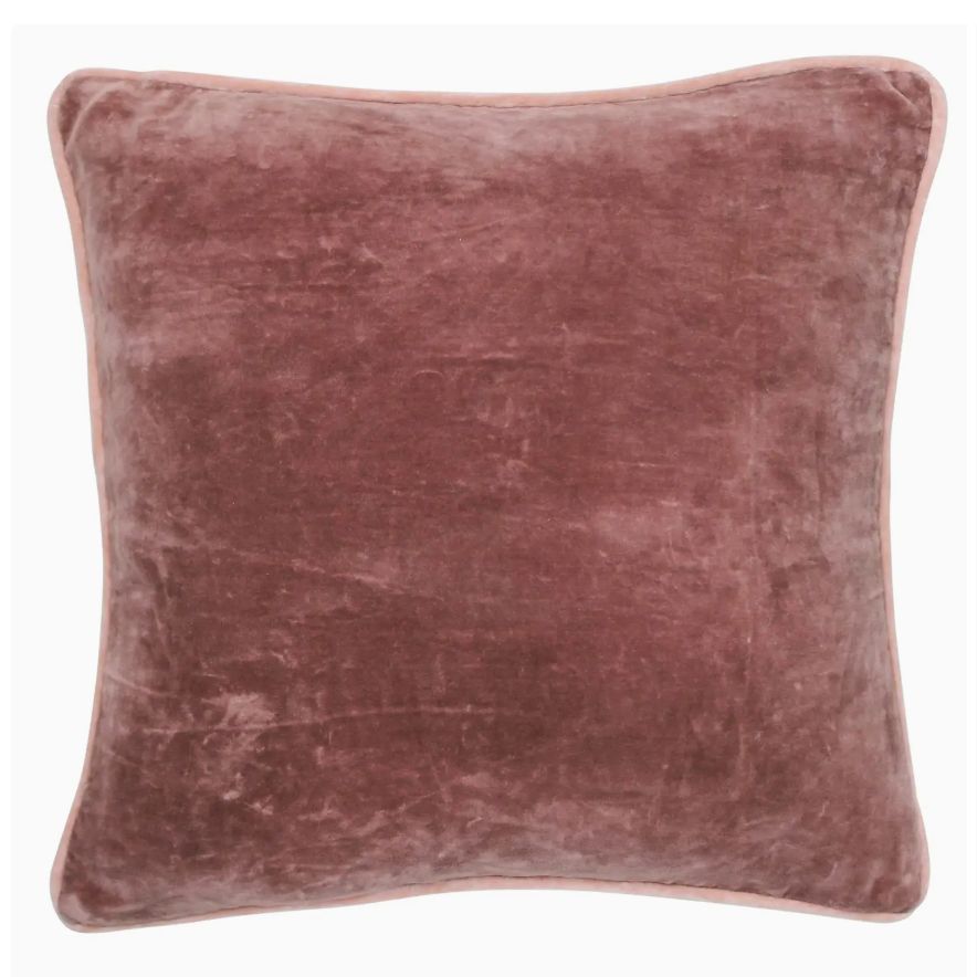 Velvet Pillow, Color: Rosewood