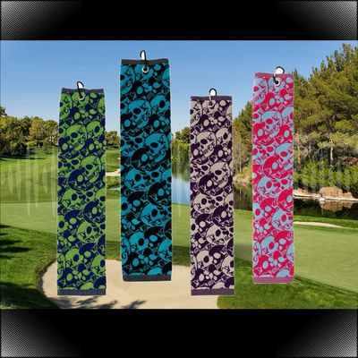 Skull Golf Towel