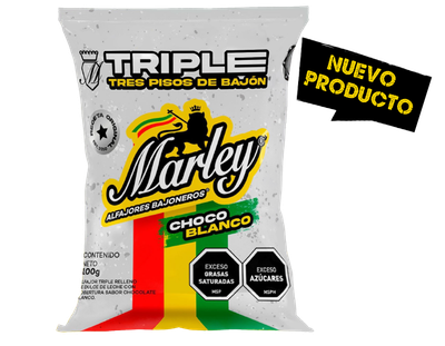 Caja de Alfajor Triple Chocolate Blanco XXL (x10 unidades)