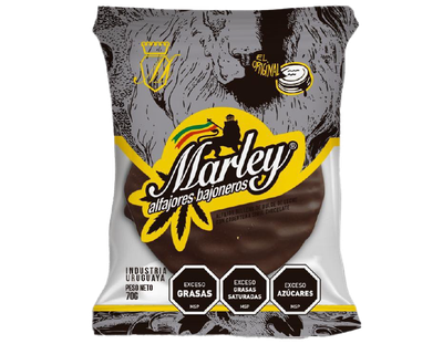 Caja de Alfajor Galleta Bañada - Chocolate XL (x12 unidades)