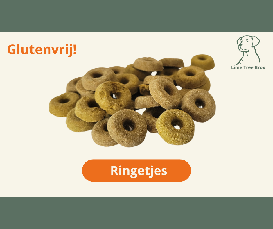 Glutenvrije ringetjes | hondenkoekje 400 gram