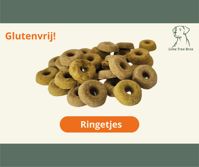 Glutenvrije ringetjes | hondenkoekje 400 gram